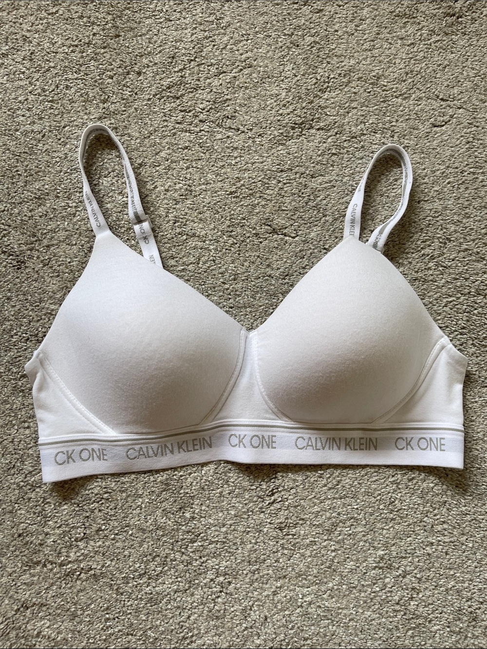 White Calvin Klein Bra
